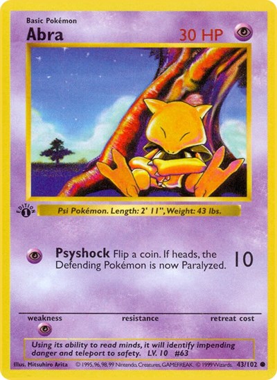 BSS: Abra (1st Edition)