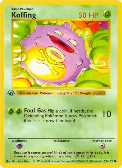BSS: Koffing (1st Edition)