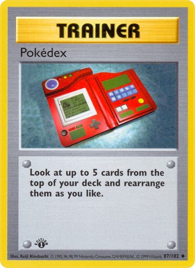 BSS: Pokedex (1st Edition)