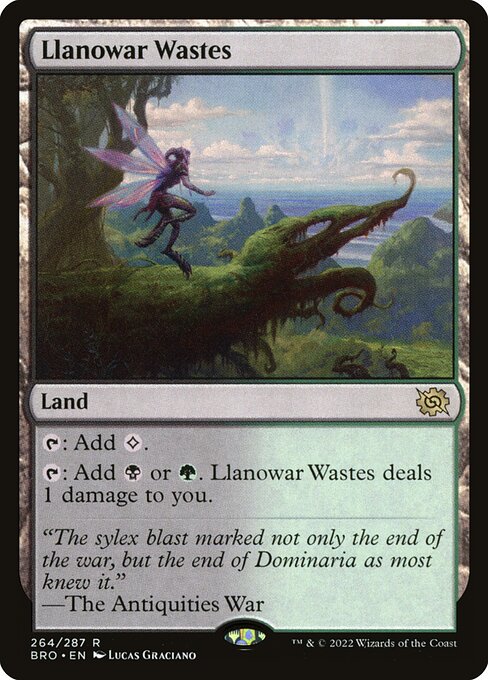 BRO: Llanowar Wastes (Foil)