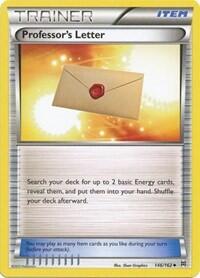 BKT: Professor's Letter (Reverse Holofoil)