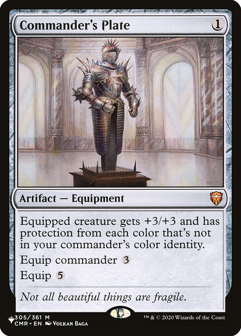 PLST: Commander's Plate