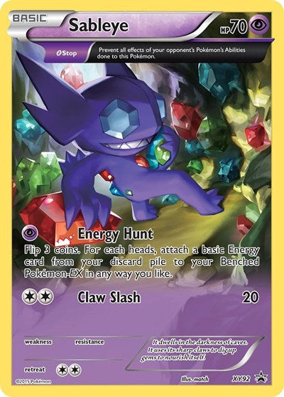 PR: Sableye - XY92 (Holofoil)