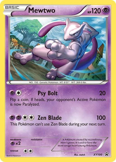 PR: Mewtwo - XY100 (Holofoil)