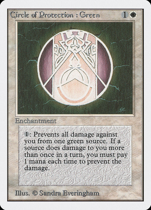 2ED: Circle of Protection: Green