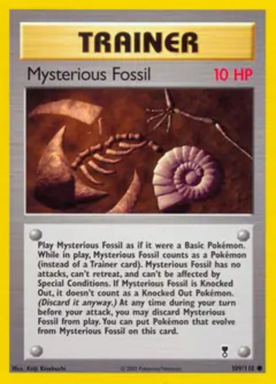 Mysterious Fossil 109/110 Unlimited Legendary Collection