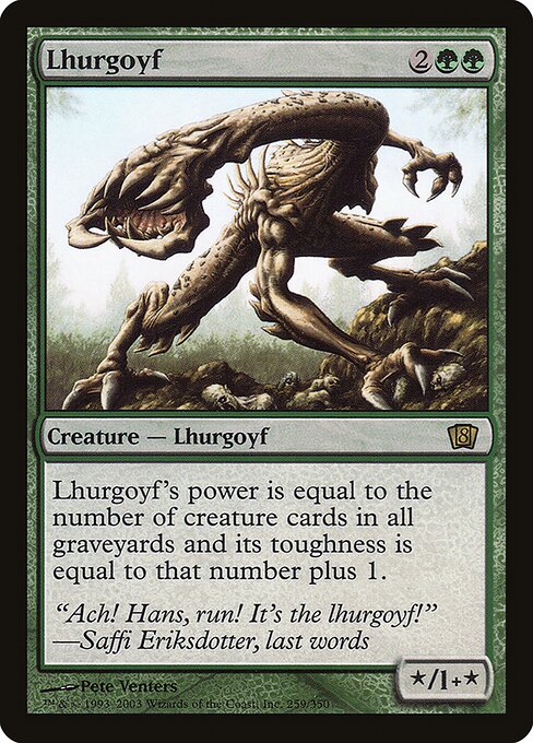 8ED: Lhurgoyf (Foil)
