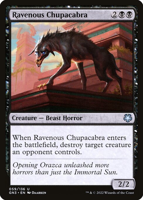 GN3: Ravenous Chupacabra