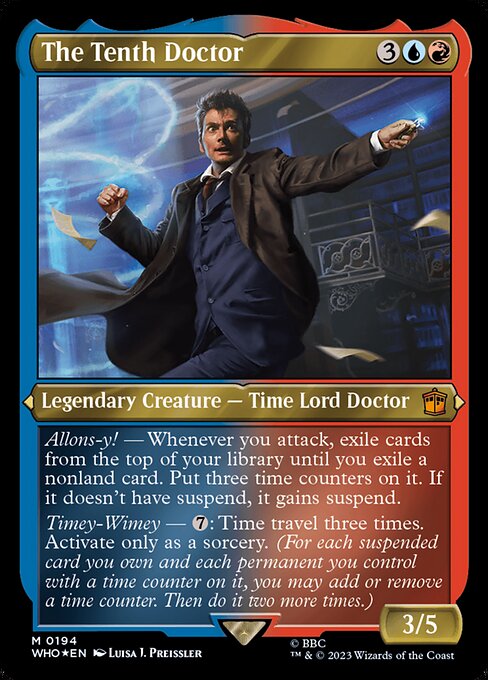 WHO: The Tenth Doctor (Display Commander) - Thick Stock
