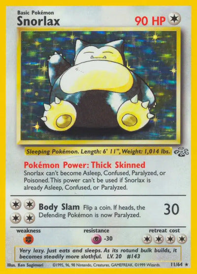 Snorlax (11) 11/64 Unlimited Jungle