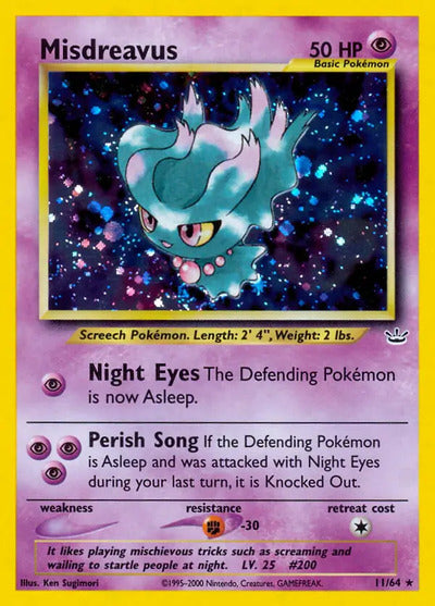 Misdreavus 11/64 Unlimited Neo Revelation