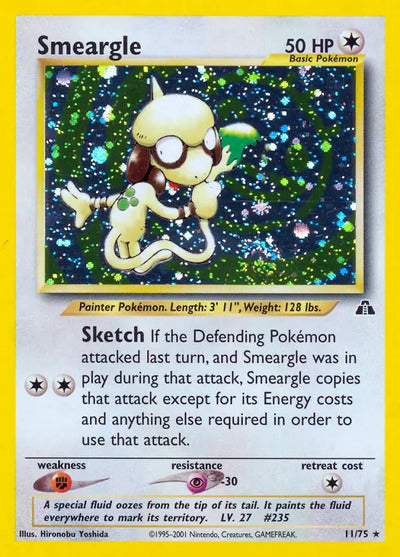Smeargle (11) 11/75 Unlimited Neo Discovery