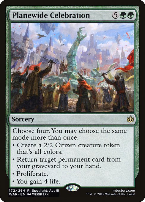 WAR: Planewide Celebration