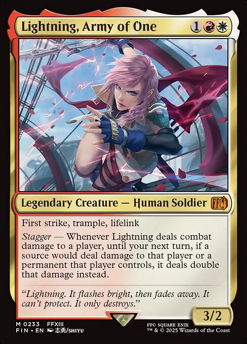 FIN: Lightning, Army of One