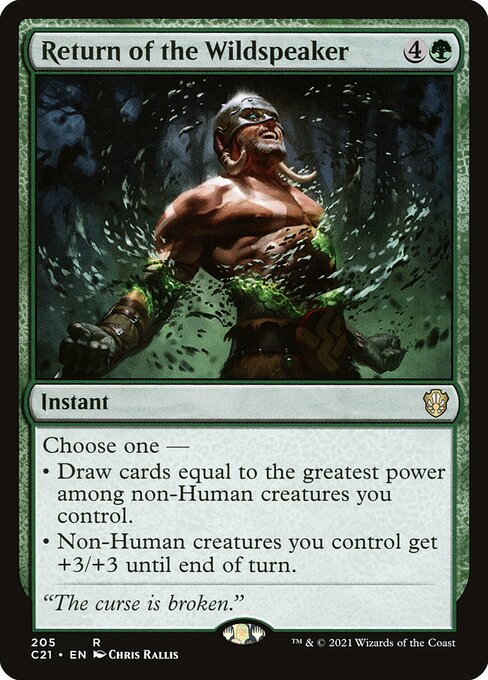 C21: Return of the Wildspeaker