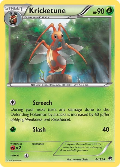 BKP: Kricketune (Reverse Holofoil)