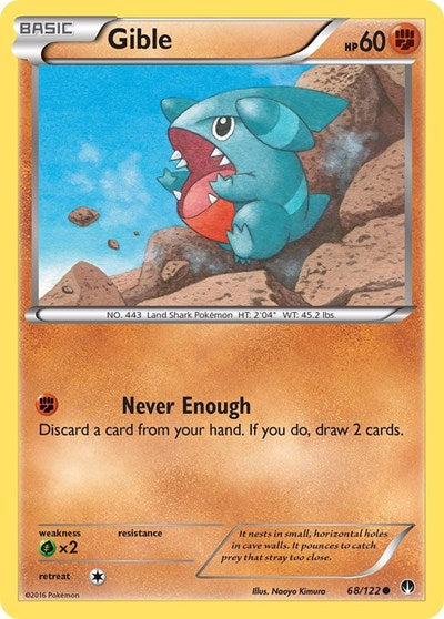 BKP: Gible (Reverse Holofoil)