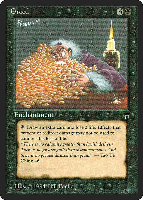 LEG: Greed