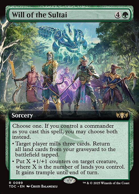 TDC: Will of the Sultai (Extended Art)