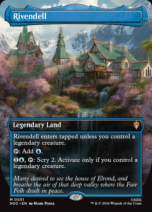 HOC: Rivendell (Borderless) (Foil)