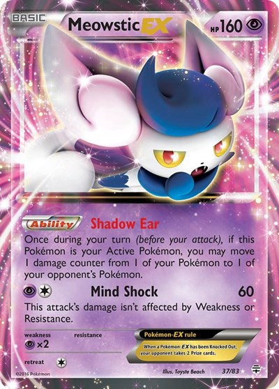 GEN: Meowstic EX (Holofoil)