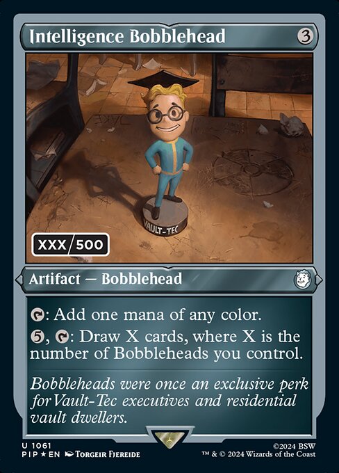 PIP: Intelligence Bobblehead (Serial Numbered) (Foil)