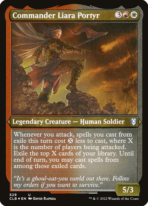 CLB: Commander Liara Portyr (Foil Etched)