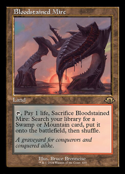 MH3: Bloodstained Mire (Retro Frame) (Foil)