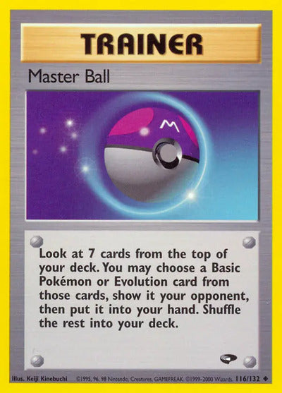 Master Ball 116/132 Unlimited Gym Challenge