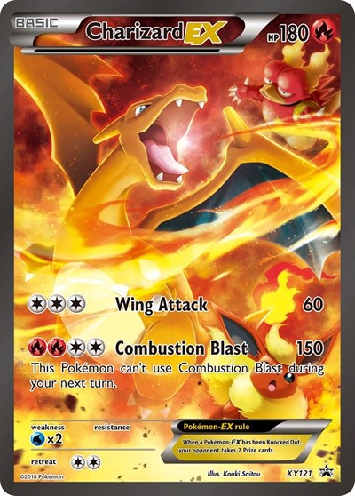 PR: Charizard EX - XY121 (Holofoil)