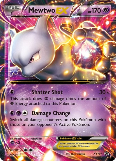 PR: Mewtwo EX - XY107 (Holofoil)