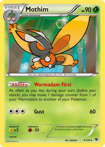 FCO: Mothim (Reverse Holofoil)