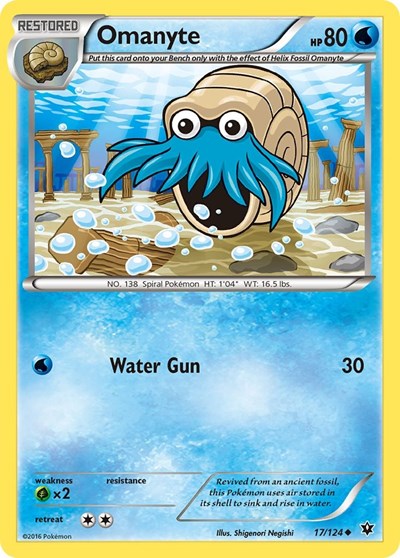 FCO: Omanyte (Reverse Holofoil)