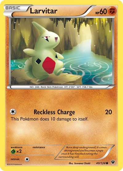 FCO: Larvitar (40) (Reverse Holofoil)
