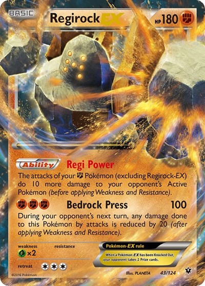 FCO: Regirock EX (Holofoil)