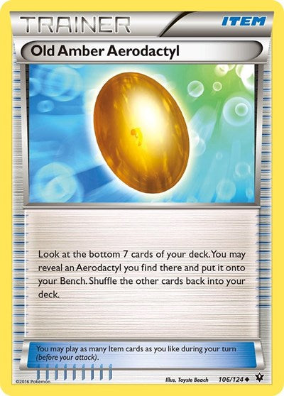 FCO: Old Amber Aerodactyl