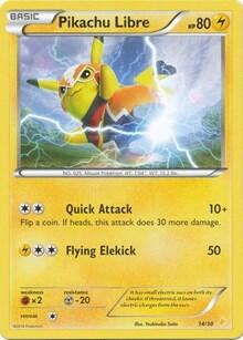 PR: Pikachu Libre (14 - Non-Holo)