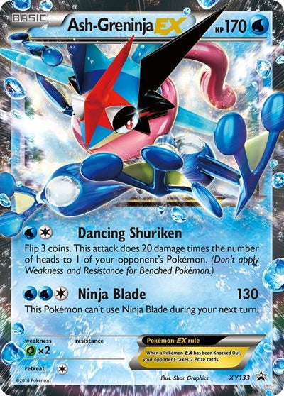 PR: Ash-Greninja EX - XY133 (Holofoil)
