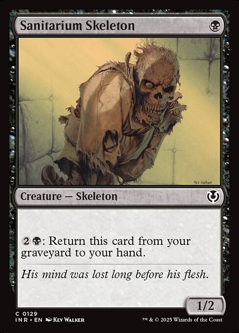 INR: Sanitarium Skeleton