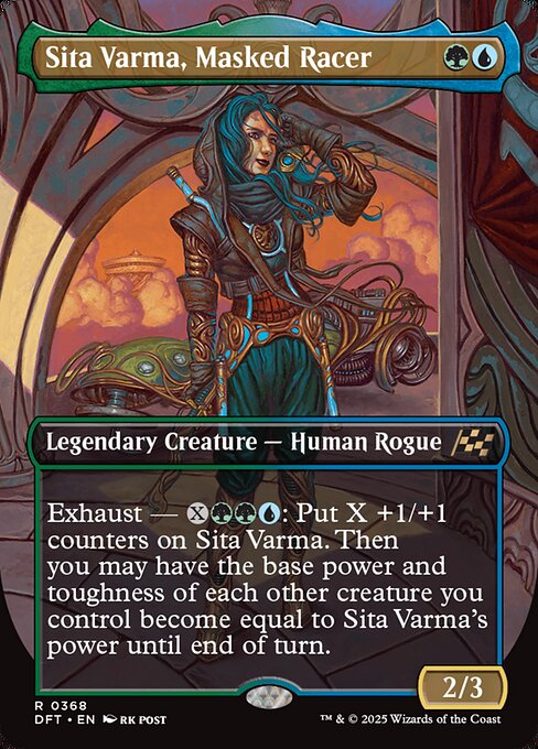 DFT: Sita Varma, Masked Racer (Borderless) (Foil)