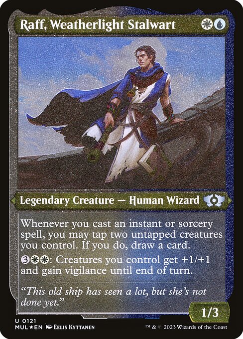 MUL: Raff, Weatherlight Stalwart (Foil Etched)