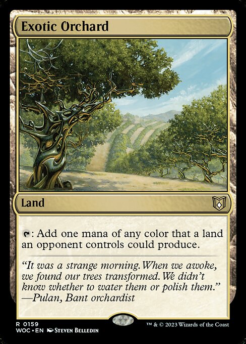 WOC: Exotic Orchard