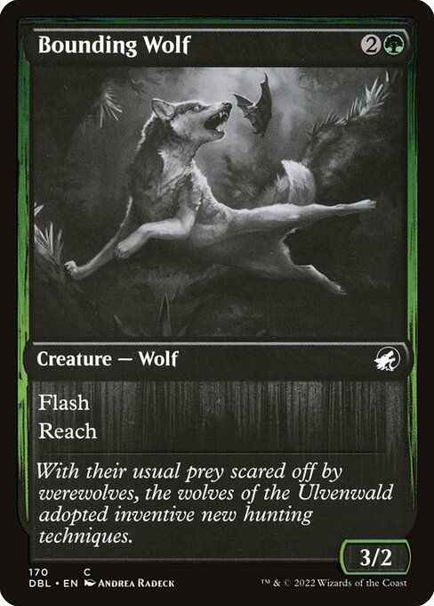 DBL: Bounding Wolf (Foil)