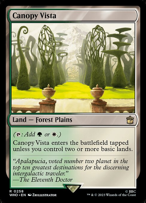 WHO: Canopy Vista