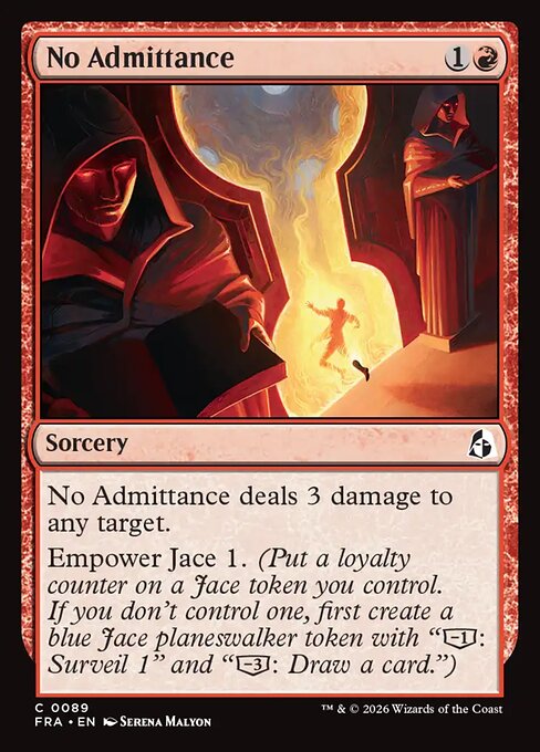 FRA: No Admittance (Foil)
