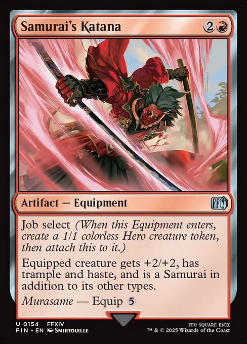FIN: Samurai's Katana (Foil)