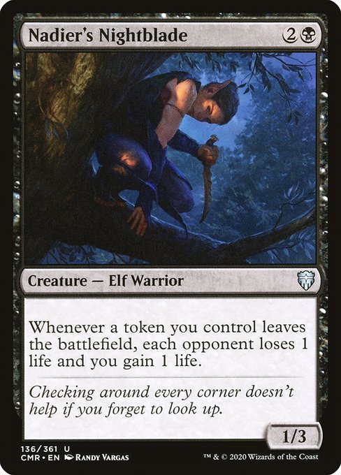 CMR: Nadier's Nightblade (Foil)