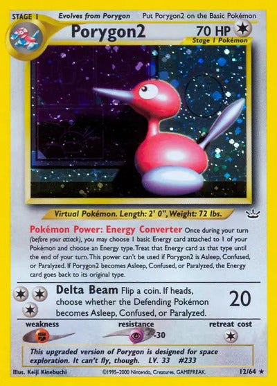 Porygon2 12/64 Unlimited Neo Revelation