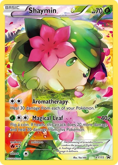 PR: Shaymin - XY115 (Holofoil)