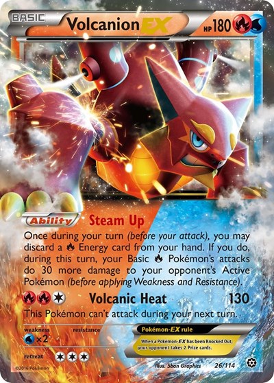 STS: Volcanion EX (Holofoil)